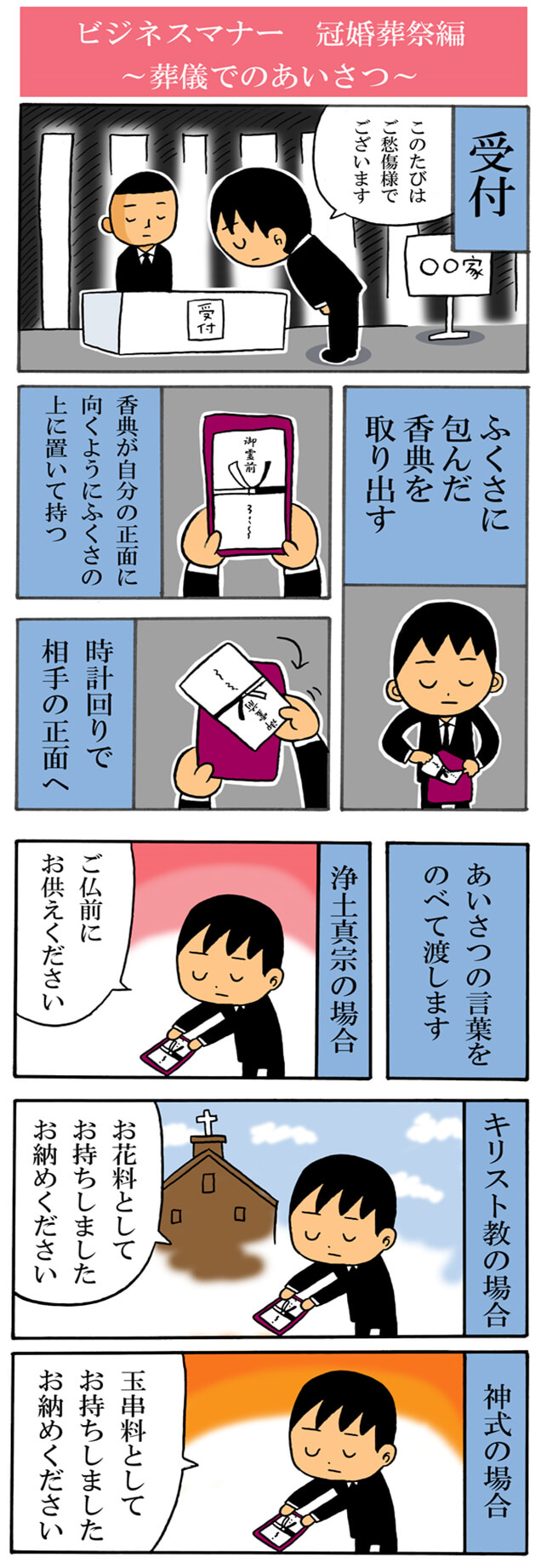 葬儀でのあいさつ