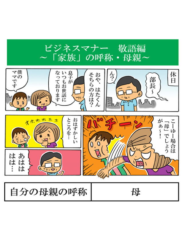 「家族」の呼称・母親