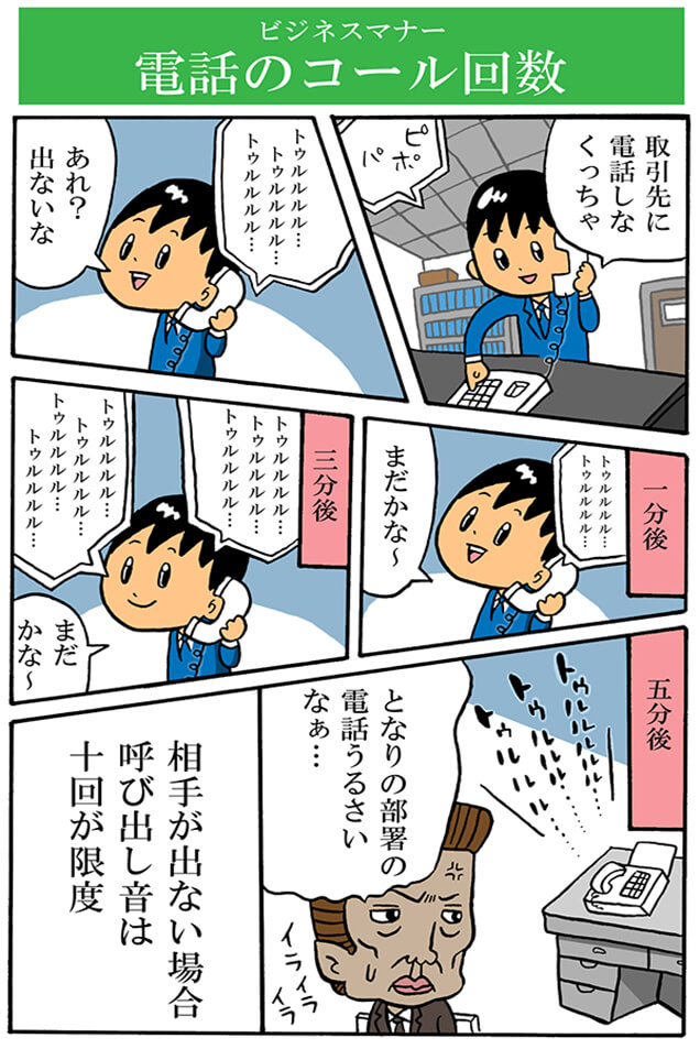 電話のコール回数
